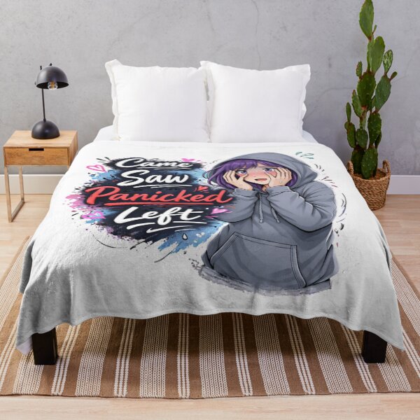 Item preview, Came Saw Panicked Left Anime Girl Introvert Meme designed and sold by DailyStruggleCo.