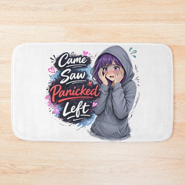 Item preview, Came Saw Panicked Left Anime Girl Introvert Meme designed and sold by DailyStruggleCo.