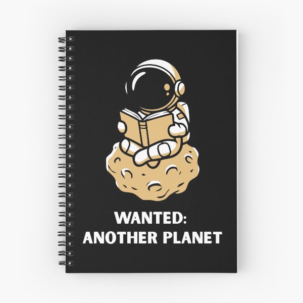Item preview, Astronaut Reading on Tiny Planet – Cosmic Book Lover Design designed and sold by ContigoART.