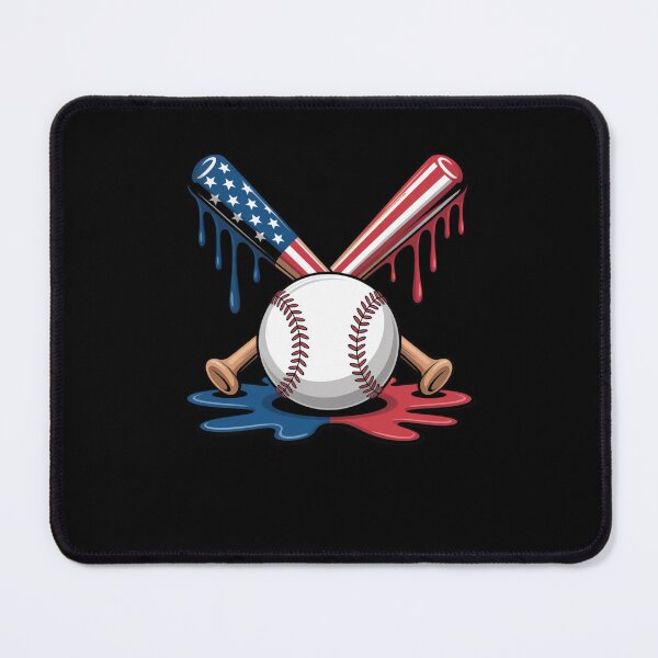 Item preview, Baseball Drip American Flag for Boys Kids Youth 4th of July designed and sold by TyraYoung.