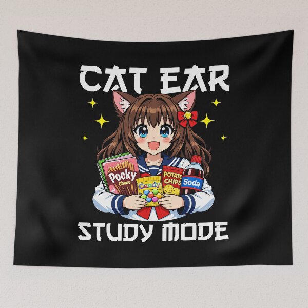 Item preview, ANIME - CAT EAR STUDY MODE designed and sold by KEF Custom.