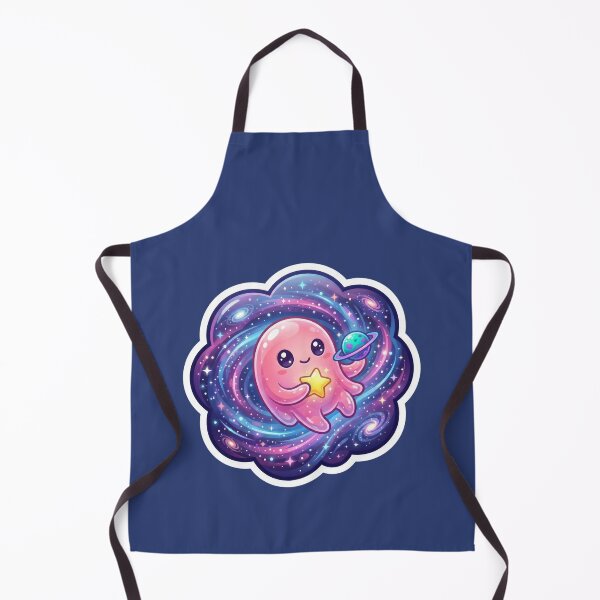 Item preview, Cute Kawaii Space Alien in Galaxy Nebula designed and sold by Lamlamiu.