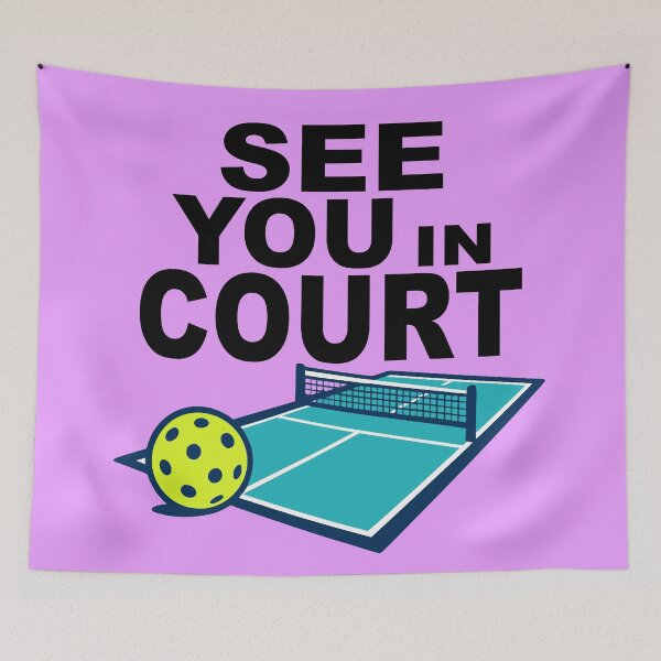 Item preview, Funny Pickleball - See You in Court - Pickleball Court designed and sold by Colorfulman.