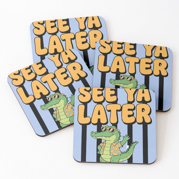 Item preview, See Ya Later Funny Alligator Last Day of School Retro Summer designed and sold by Littermin.