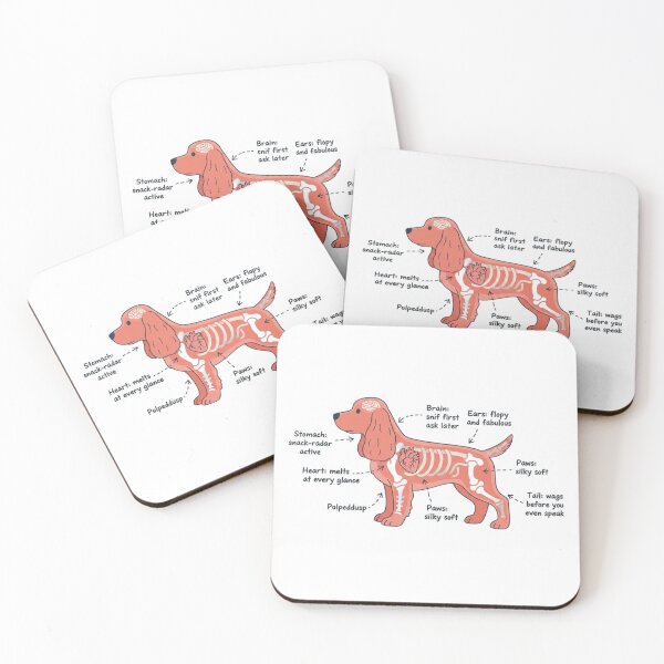 Item preview, Cocker Spaniel Anatomy - Funny Cocker Spaniel Mom Gift designed and sold by Petensity.
