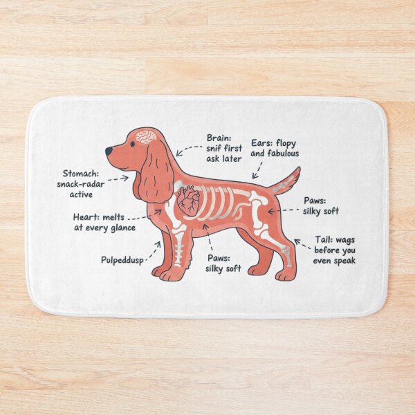 Item preview, Cocker Spaniel Anatomy - Funny Cocker Spaniel Mom Gift designed and sold by Petensity.