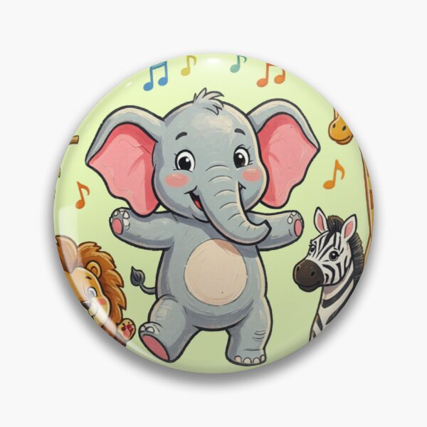 Item preview, ? **Happy Elephant Kids T-Shirt – Fun Jungle Animal Shirt for Children** ?? designed and sold by CallisC-Arts.