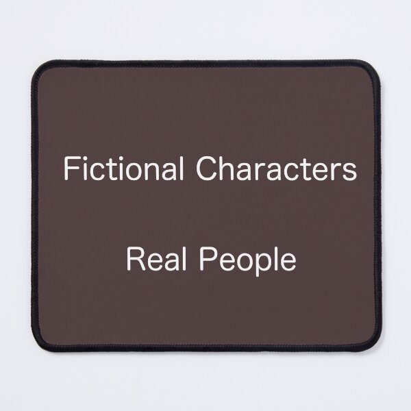 Item preview, Fictional vs. Real Personalities designed and sold by SahmatArt.