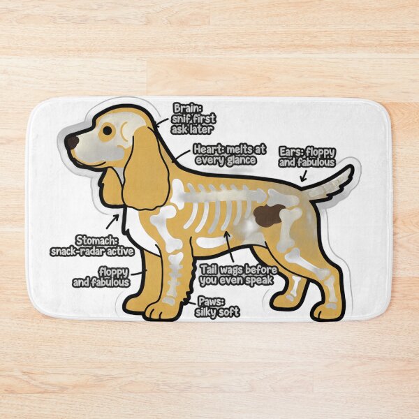 Item preview, Cocker Spaniel Anatomy - Funny Cocker Spaniel Mom Gift designed and sold by Petensity.