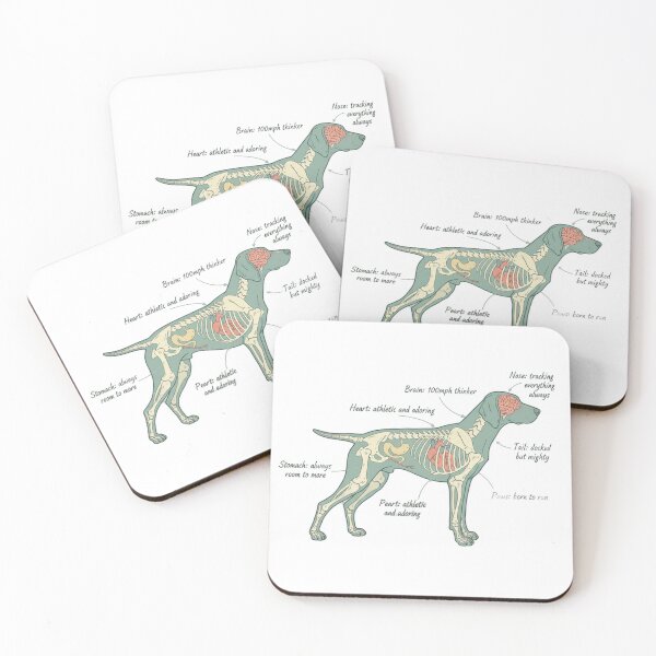 Item preview, German Shorthaired Pointer Anatomy - Funny GSP Gift designed and sold by Petensity.