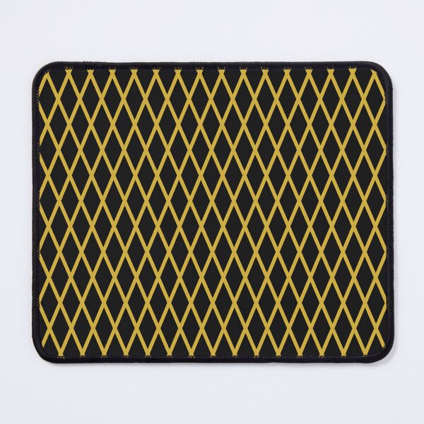Item preview, Black And Gold Lattice Pattern designed and sold by pattern-archive.