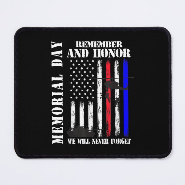 Item preview, memorial day remember & honor patriotic veterans in memory  designed and sold by mariazin.