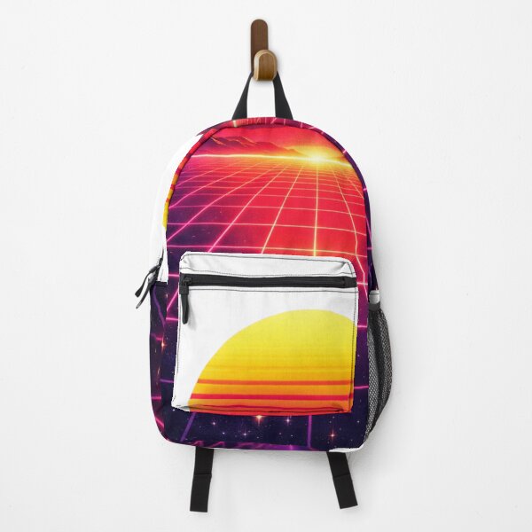 Item preview, Retro 80s Sunset Grid Aesthetic – Vaporwave Synthwave Horizon designed and sold by Joyfulfabric.