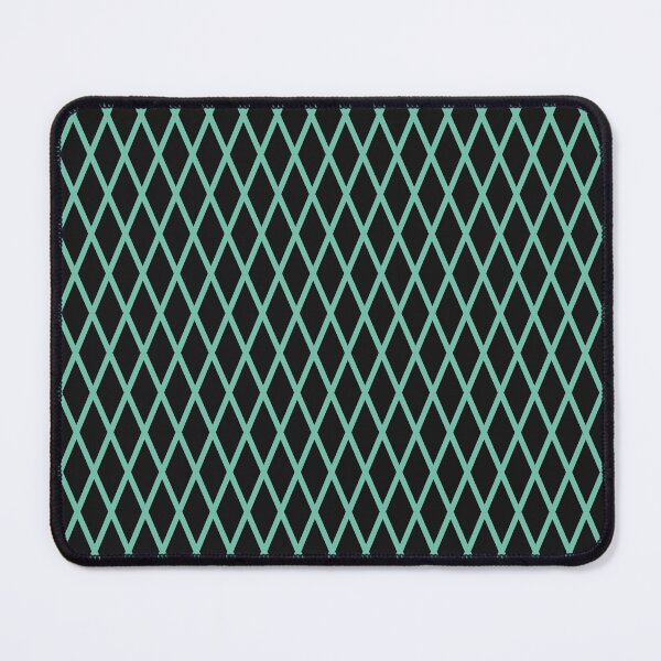 Item preview, Black And Pastel Green Lattice Pattern designed and sold by pattern-archive.