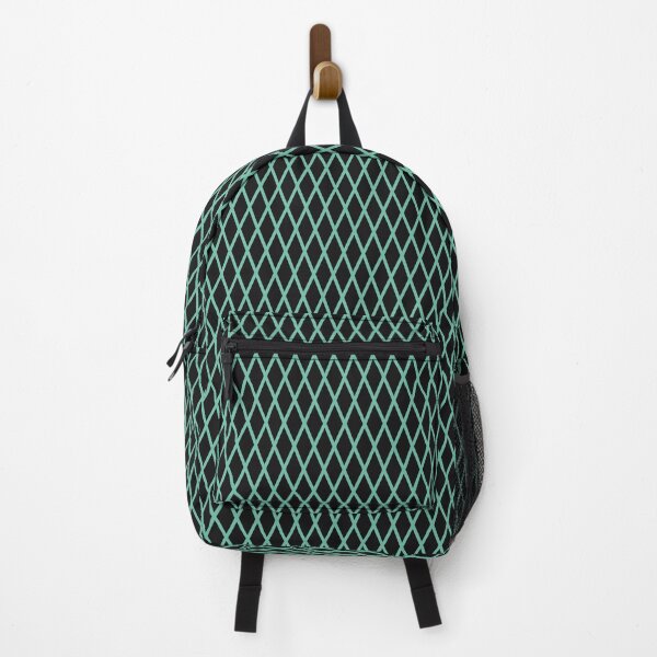 Item preview, Black And Pastel Green Lattice Pattern designed and sold by pattern-archive.