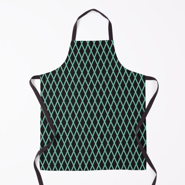 Item preview, Black And Pastel Green Lattice Pattern designed and sold by pattern-archive.