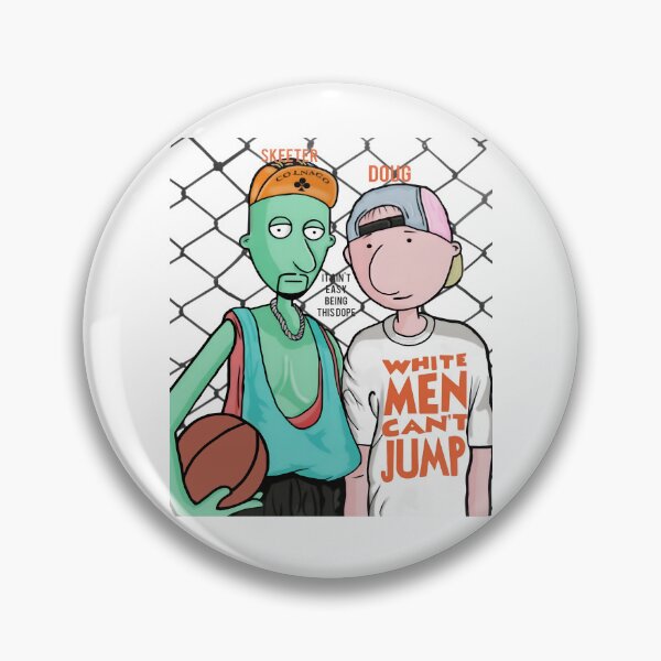 Item preview, Doug and Skeeter White Men Can't Jump Movie Basketball Parody designed and sold by EychanchanArt.
