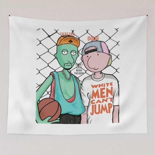 Item preview, Doug and Skeeter White Men Can't Jump Movie Basketball Parody designed and sold by EychanchanArt.