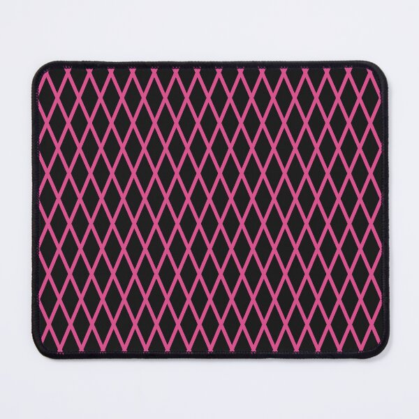 Item preview, Black And Hot Pink Lattice Pattern designed and sold by pattern-archive.