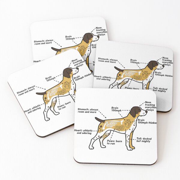 Item preview, German Shorthaired Pointer Anatomy - Funny GSP Gift designed and sold by Petensity.