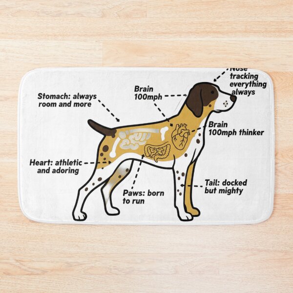Item preview, German Shorthaired Pointer Anatomy - Funny GSP Gift designed and sold by Petensity.