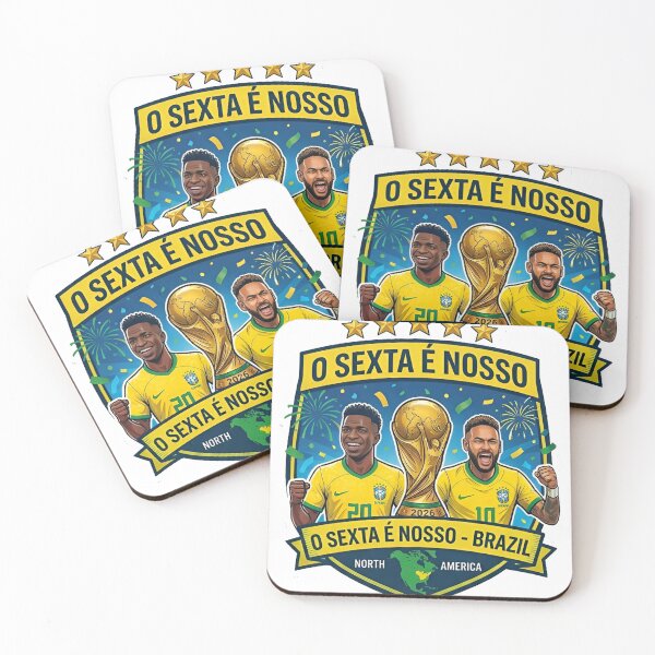 Item preview, Brazil Football O Sexta E Nosso Neymar and Vini Jr | Brazil Football Fan Art designed and sold by Your Favorite Store.