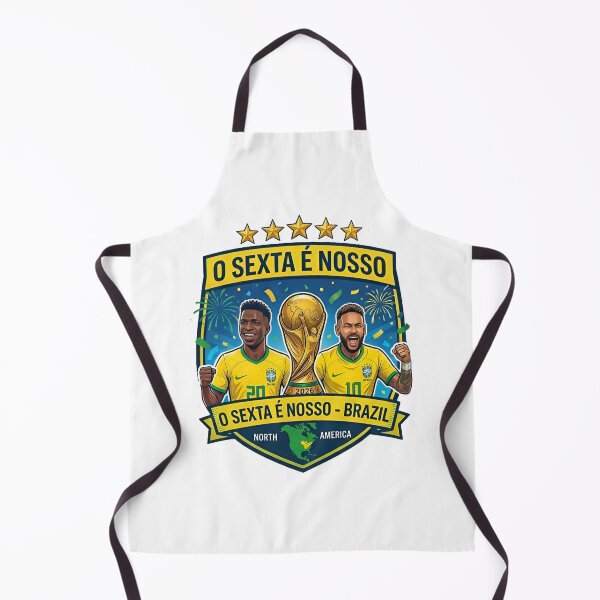 Item preview, Brazil Football O Sexta E Nosso Neymar and Vini Jr | Brazil Football Fan Art designed and sold by Your Favorite Store.
