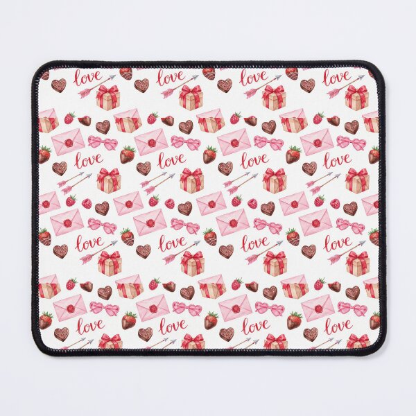 Item preview, Watercolor Valentines Day Love Letter - Cute Coquette Heart Pattern designed and sold by FlatInkStudio.