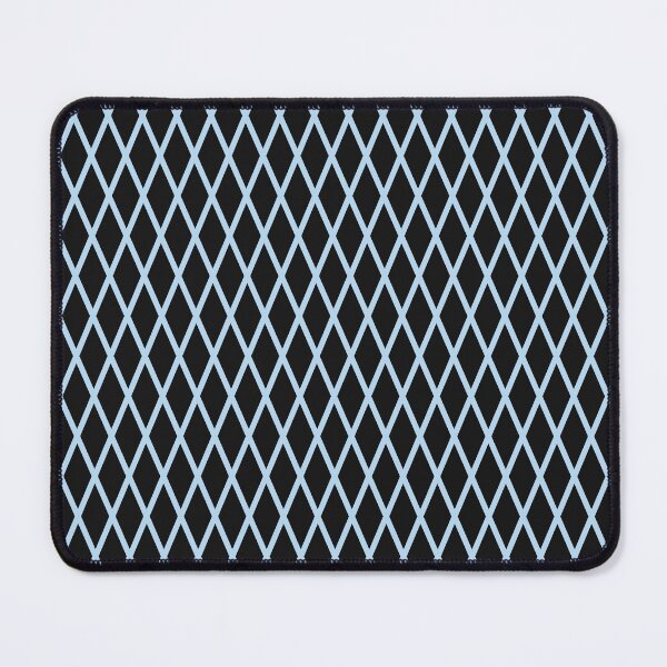 Item preview, Black And Ice Blue Lattice Pattern designed and sold by pattern-archive.