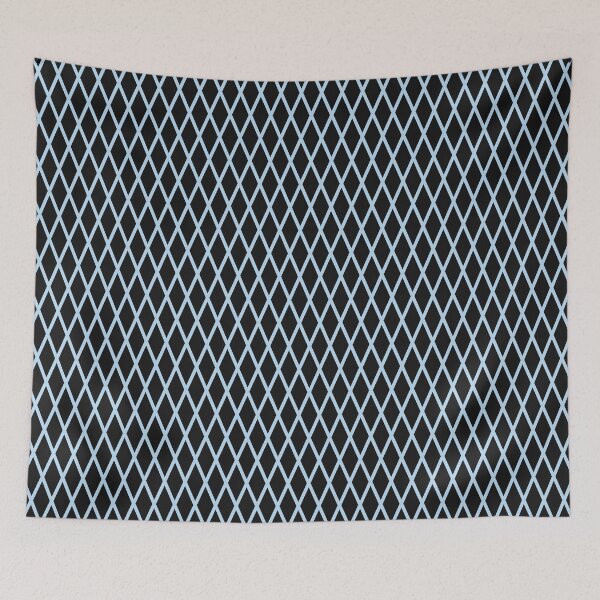 Item preview, Black And Ice Blue Lattice Pattern designed and sold by pattern-archive.