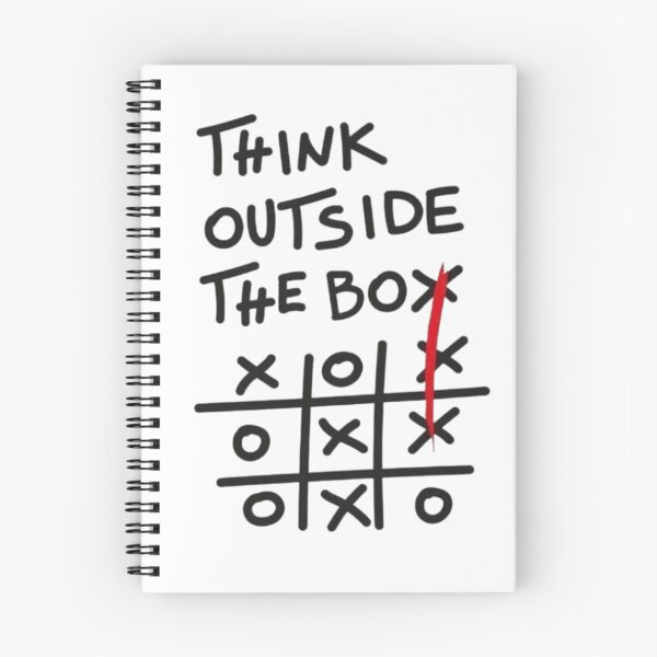 Item preview, Think Outside The Box Tic Tac Toe Creative Art designed and sold by gokhanuzen.
