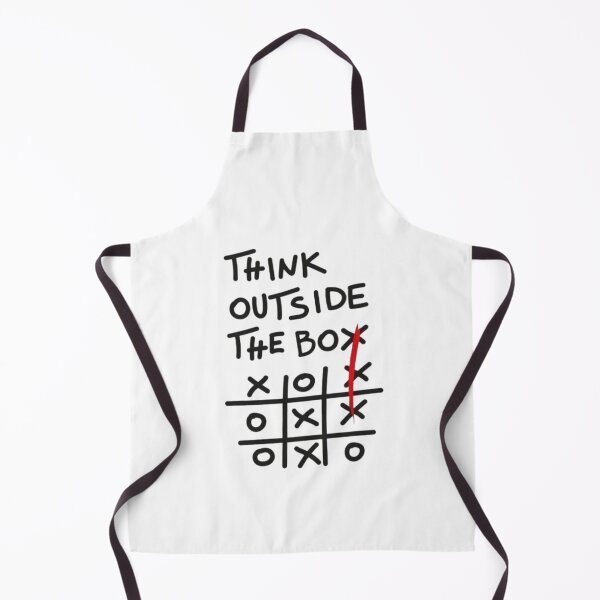 Item preview, Think Outside The Box Tic Tac Toe Creative Art designed and sold by gokhanuzen.