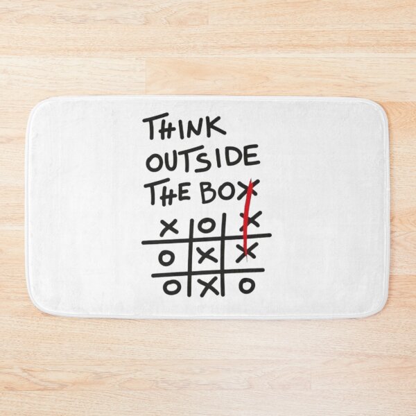 Item preview, Think Outside The Box Tic Tac Toe Creative Art designed and sold by gokhanuzen.