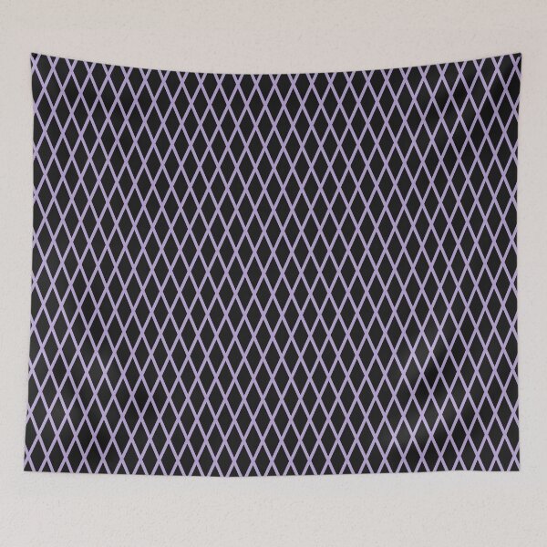 Item preview, Black And Lilac Lattice Pattern designed and sold by pattern-archive.