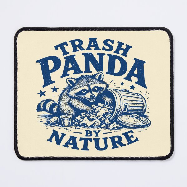 Item preview, Trash Panda By Nature Funny Raccoon Meme designed and sold by 89shirts.