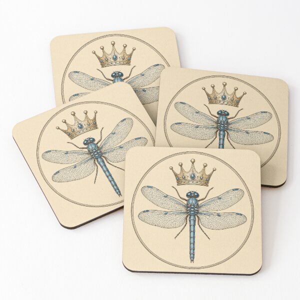 Item preview, Dragonfly Dreams: Blue Stamp Style designed and sold by Soul Garden Studio.