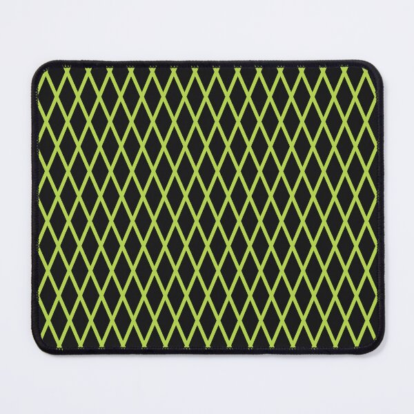 Item preview, Black And Lime Lattice Pattern designed and sold by pattern-archive.