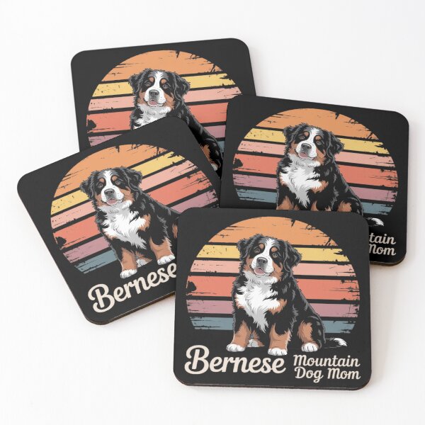 Item preview, Bernese Mountain Dog Mom Vintage Sunset designed and sold by YounexxART.