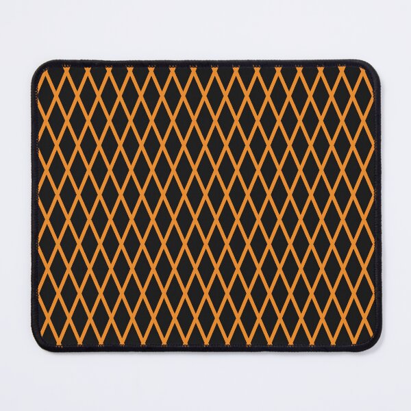 Item preview, Black And Orange Lattice Pattern designed and sold by pattern-archive.