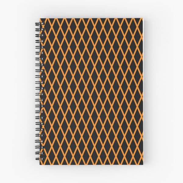 Item preview, Black And Orange Lattice Pattern designed and sold by pattern-archive.