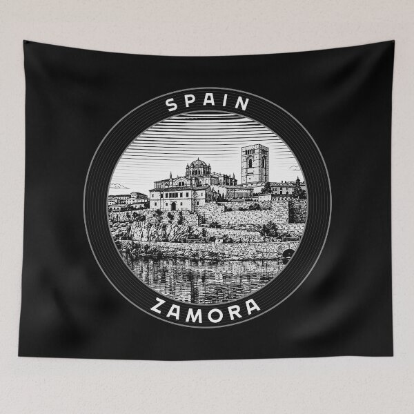 Item preview, Zamora Spain Linocut Style  designed and sold by Thistle-TShop.