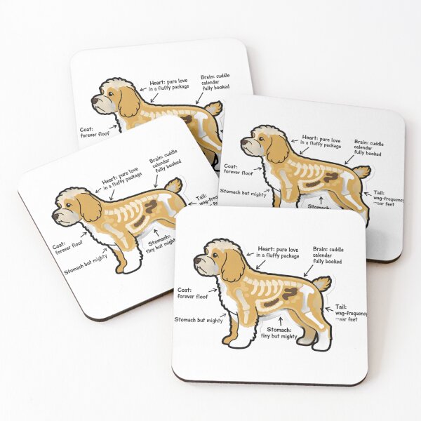 Item preview, Cavapoo Anatomy - Funny Cavapoo Mom Dad Owner Gift designed and sold by Petensity.