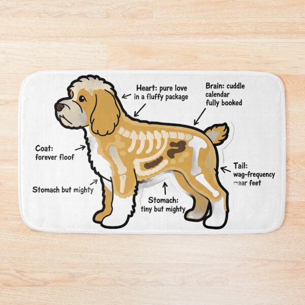 Item preview, Cavapoo Anatomy - Funny Cavapoo Mom Dad Owner Gift designed and sold by Petensity.