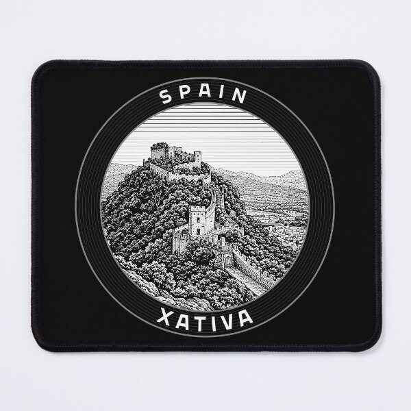 Item preview, Xativa Spain Linocut Style designed and sold by Thistle-TShop.