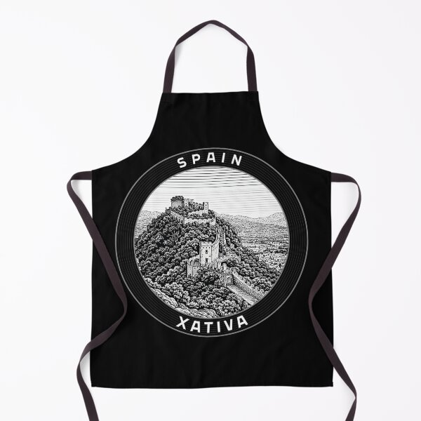 Item preview, Xativa Spain Linocut Style designed and sold by Thistle-TShop.