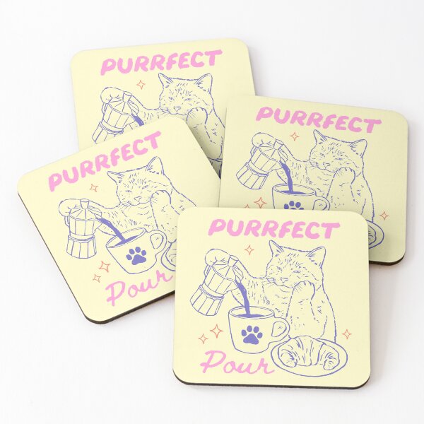 Item preview, Purrfect Pour – Funny Coffee Cat Lover Graphic designed and sold by All That Jazz Store.