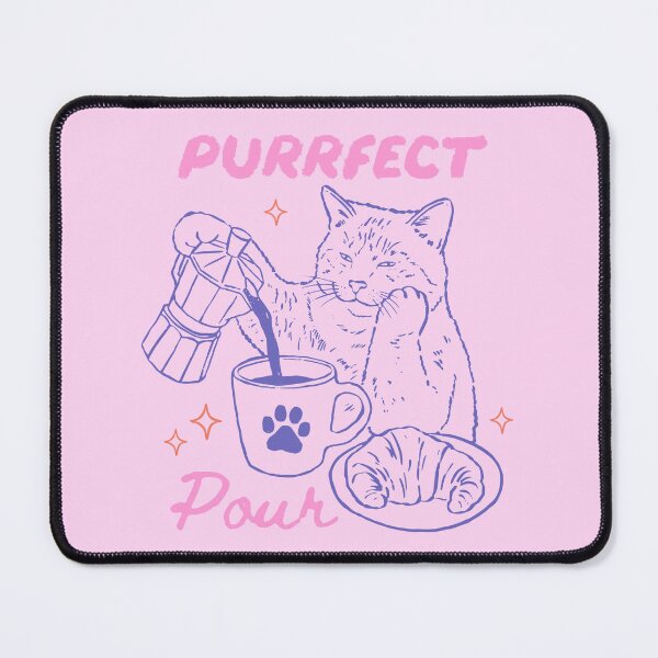 Item preview, Purrfect Pour – Funny Coffee Cat Lover Graphic designed and sold by All That Jazz Store.