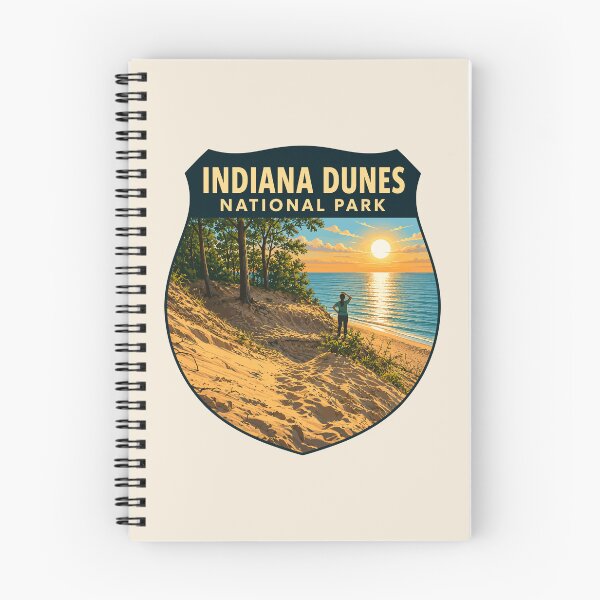 Item preview, Indiana Dunes National Park Retro Lakeshore designed and sold by Gideon Emmerich.