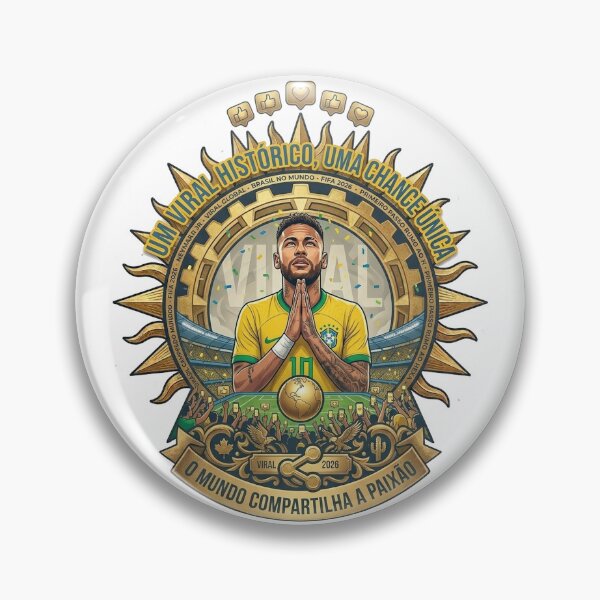 Item preview, Neymar Jr 10 Brazil Football Um Viral Historico | Brazil Football Fan Art designed and sold by iamamiraj.
