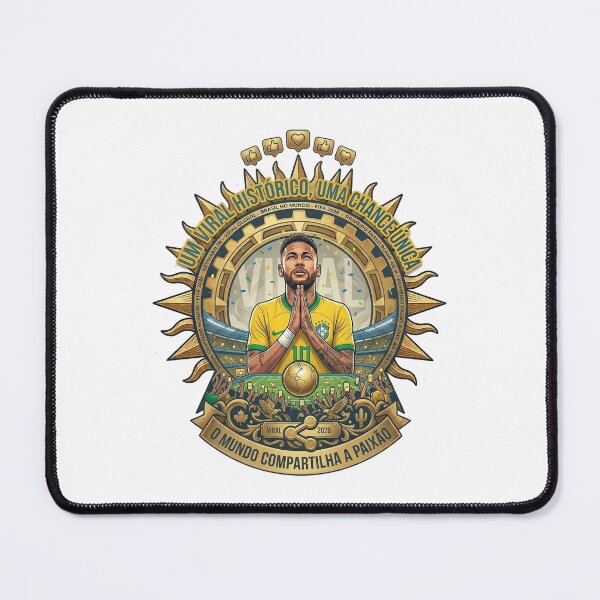 Item preview, Neymar Jr 10 Brazil Football Um Viral Historico | Brazil Football Fan Art designed and sold by iamamiraj.